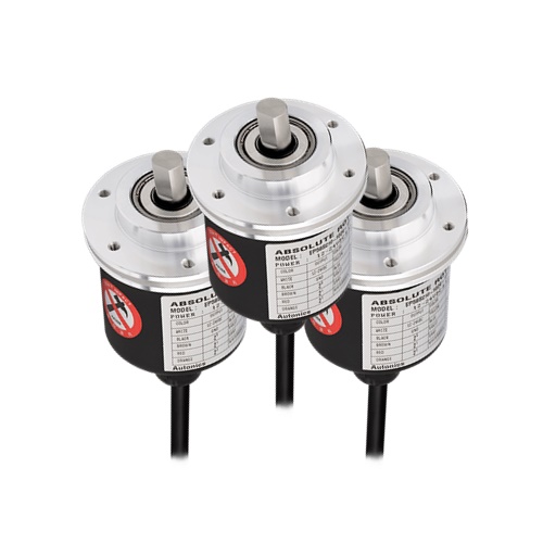 Bộ mã hóa vòng quay tuyệt đối 58mm, quay một vòng (Loại trục kẹp chặt) Autonics EP58SC10-256-1R-N-24